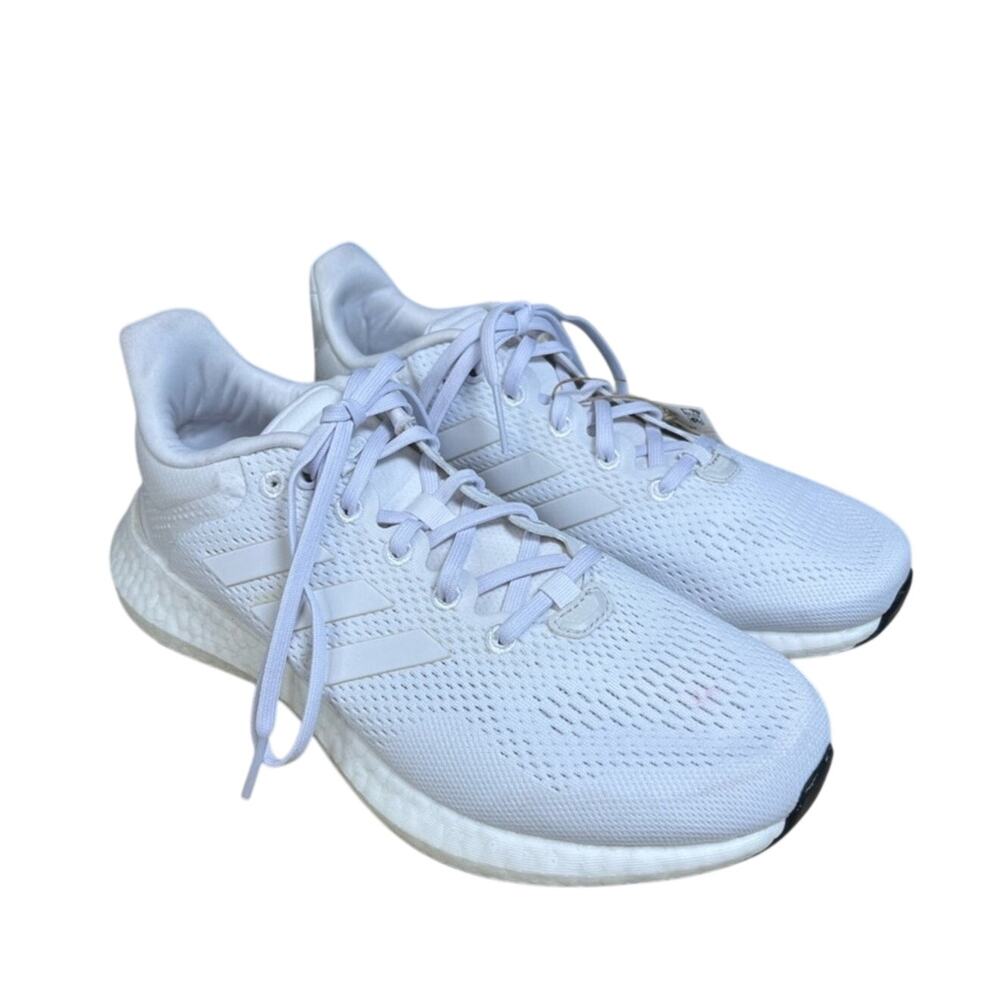 adidas Pureboost 21 Sneaker White Dash Grey Athletic Running Shoes Mens Size 8